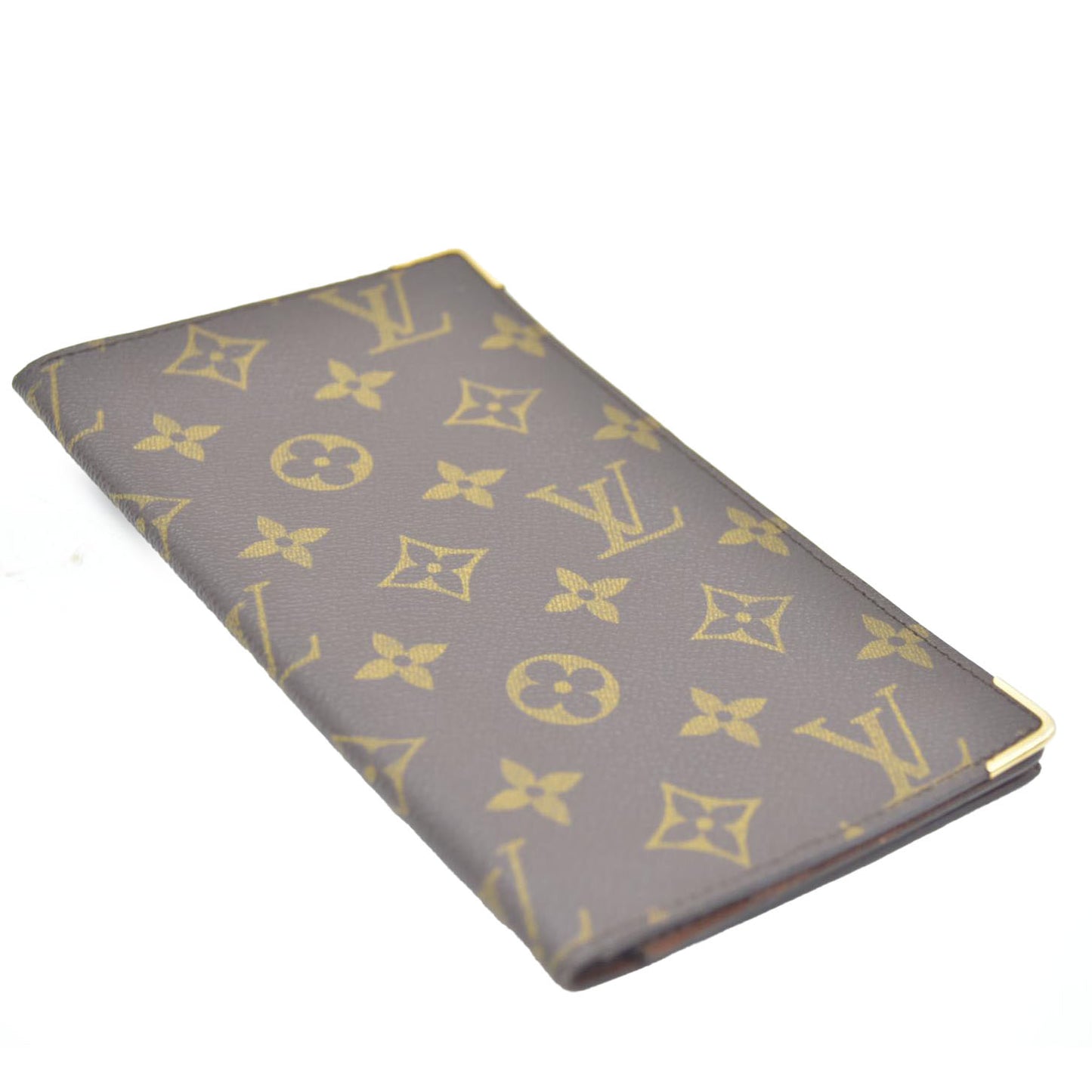 Louis Vuitton Monogram Long Bifold Wallet Brown 874CT