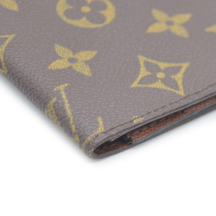 Louis Vuitton Monogram Long Bifold Wallet Brown 874CT