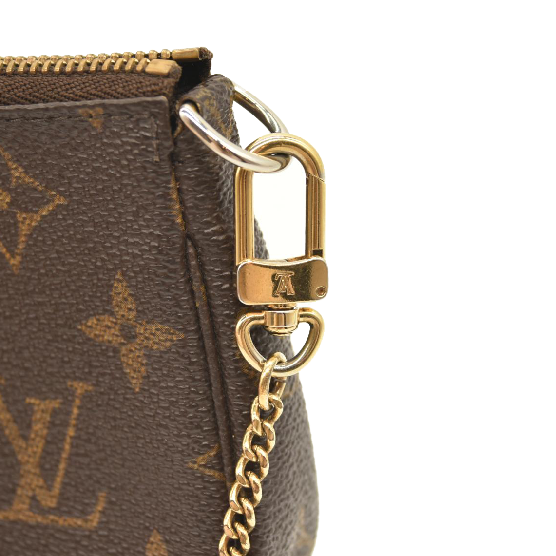 USED Louis Vuitton Monogram Mini Pochette Accessories FL0055
