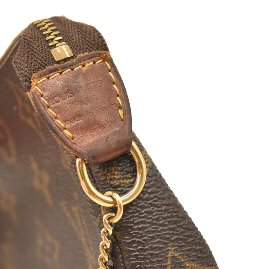 USED Louis Vuitton Monogram Mini Pochette Accessories FL0055
