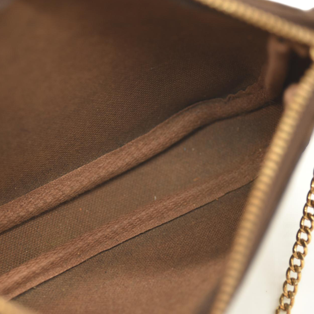 USED Louis Vuitton Monogram Mini Pochette Accessories FL0055