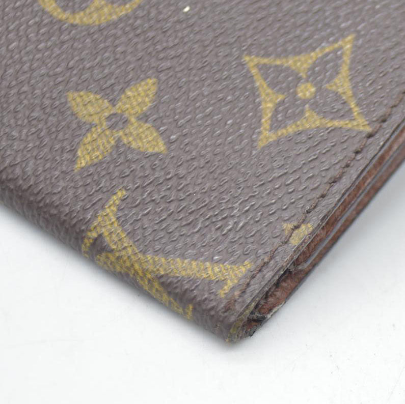 Louis Vuitton Monogram Long Bifold Wallet Brown 874CT