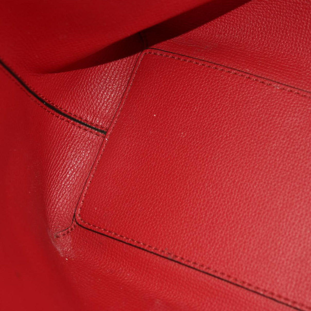 Burberry  Haymarket Check Medium Reversible Tote Poppy Red