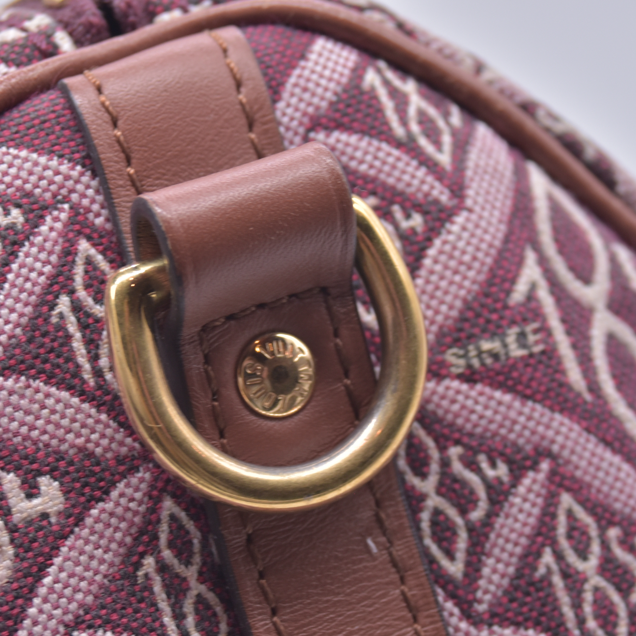 $2310 2020 Louis Vuitton Jacquard Since 1854 Speedy Bandouliere 25 Bordeaux DU3240