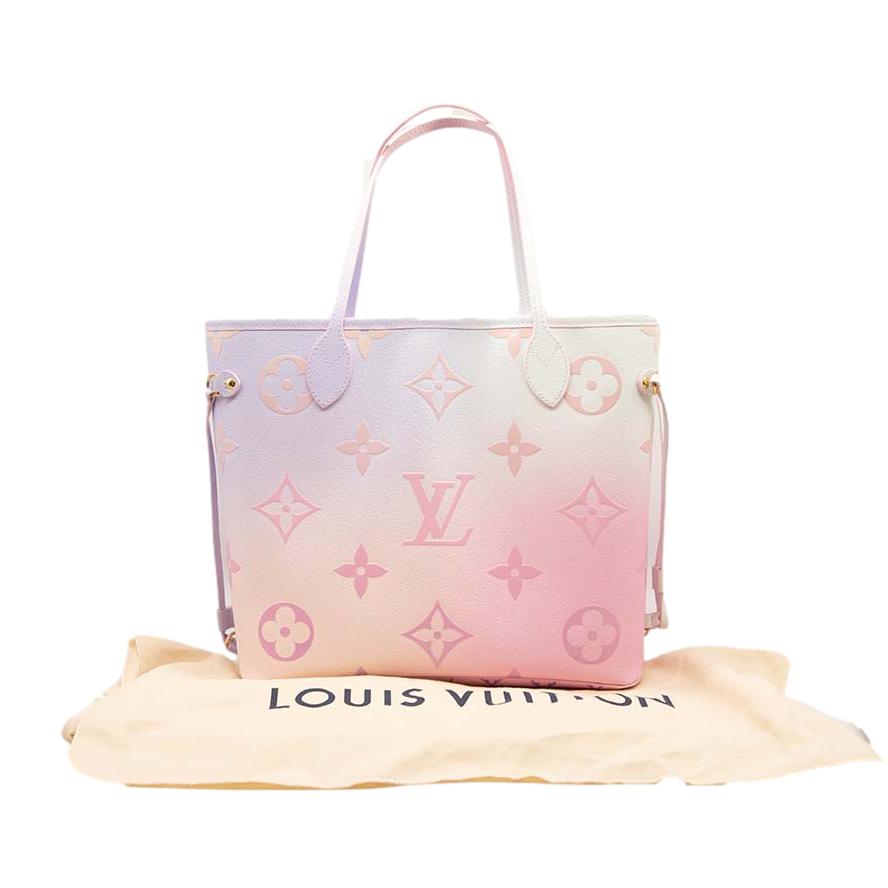 LOUIS VUITTON Monogram Giant Spring In The City Neverfull MM in Sunrise Pastel