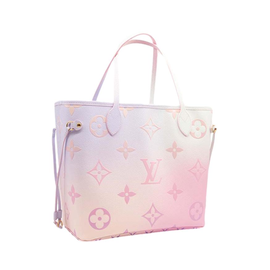 LOUIS VUITTON Monogram Giant Spring In The City Neverfull MM in Sunrise Pastel