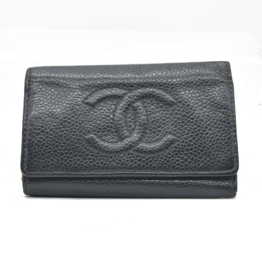 Chanel Timeless 6 Key Holder Black