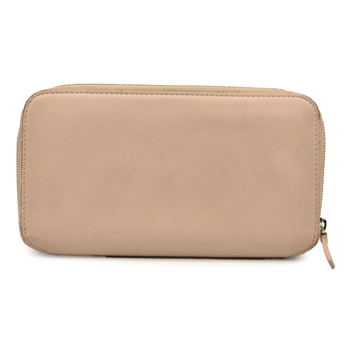 $650 Balenciaga Logo Everyday Calfskin Leather Continental Wallet Pink