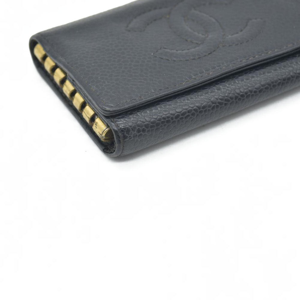 Chanel Timeless 6 Key Holder Black