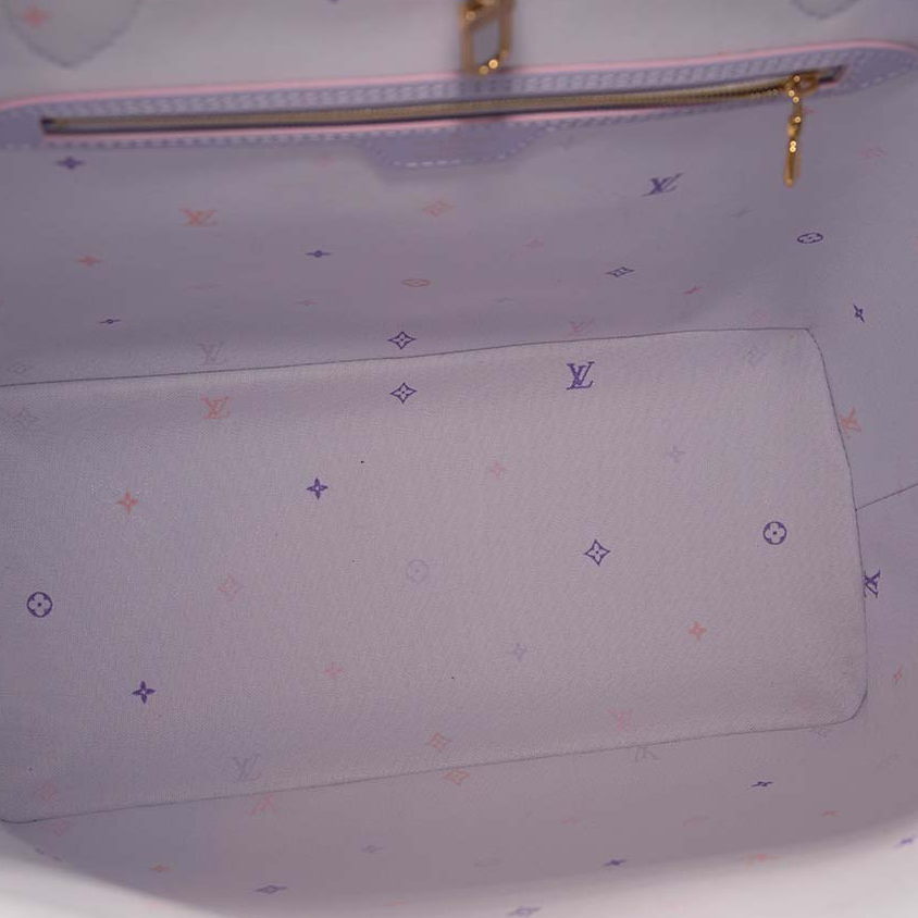 LOUIS VUITTON Monogram Giant Spring In The City Neverfull MM in Sunrise Pastel