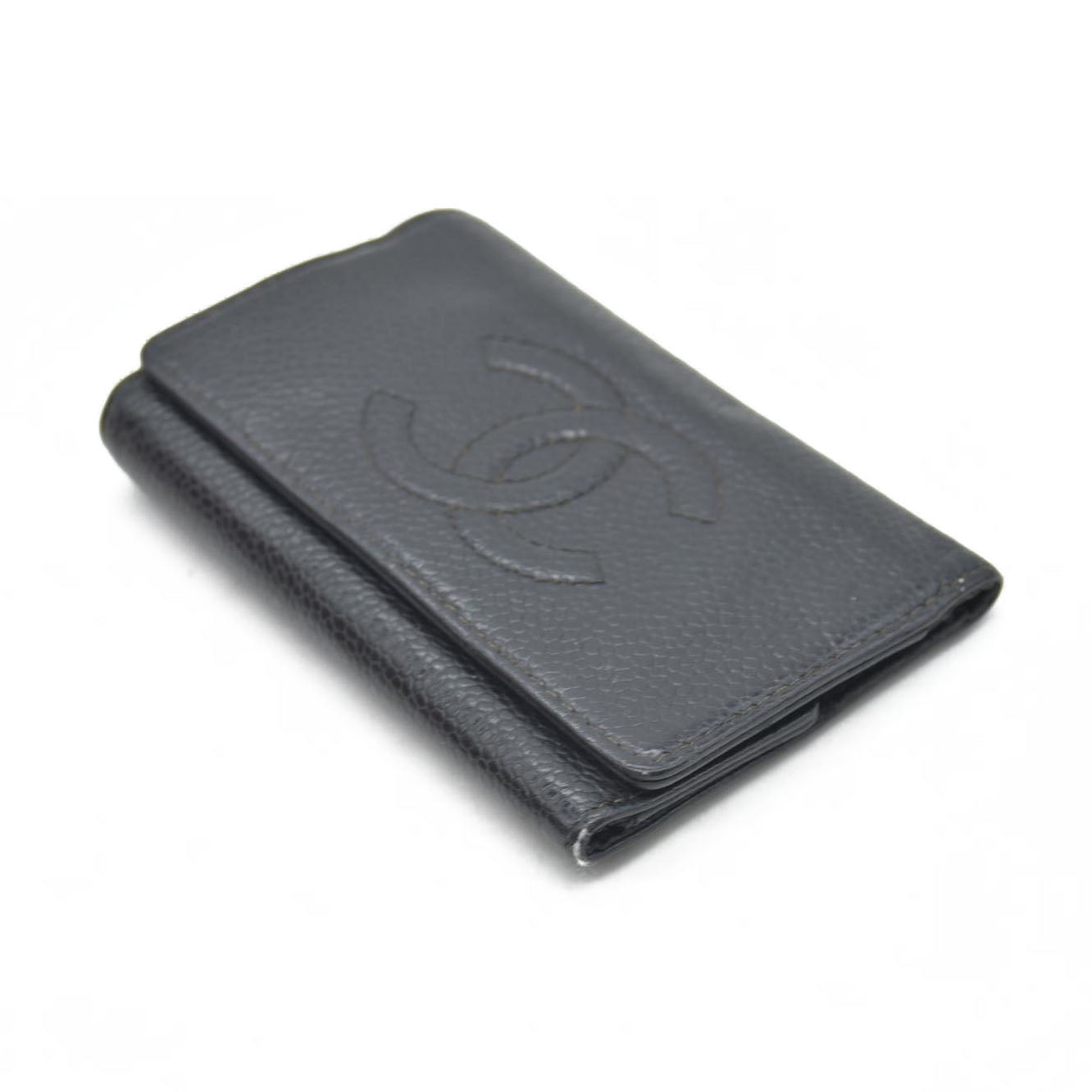 Chanel Timeless 6 Key Holder Black