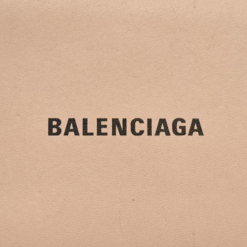 $650 Balenciaga Logo Everyday Calfskin Leather Continental Wallet Pink