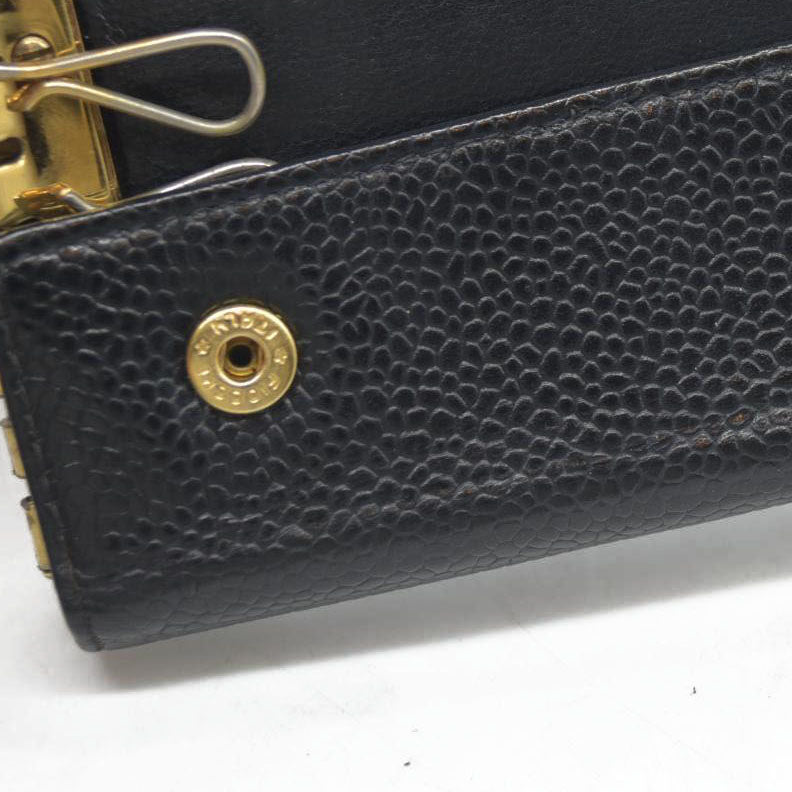 Chanel Timeless 6 Key Holder Black