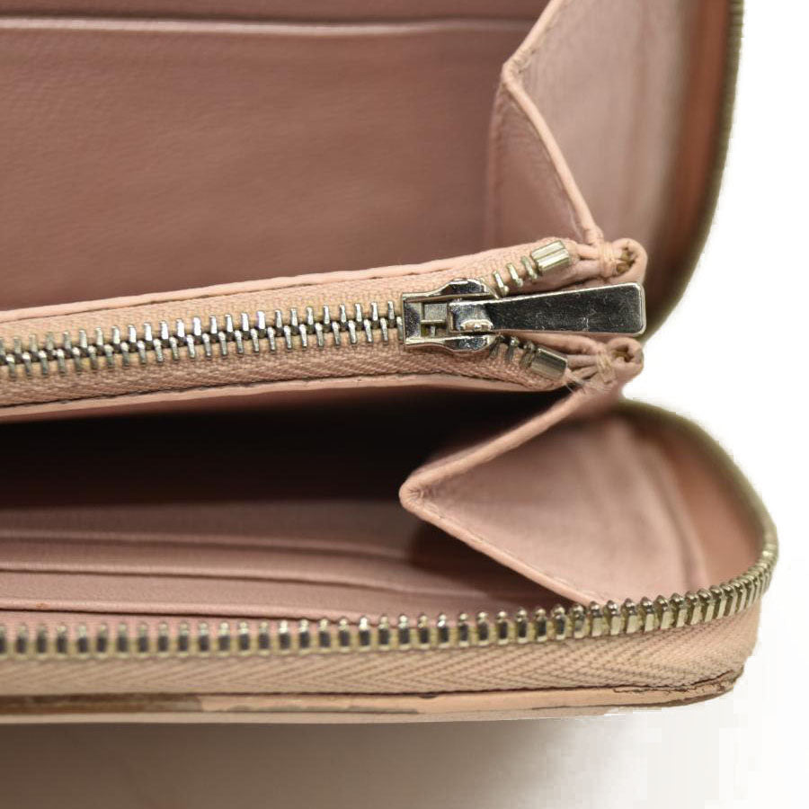 $650 Balenciaga Logo Everyday Calfskin Leather Continental Wallet Pink