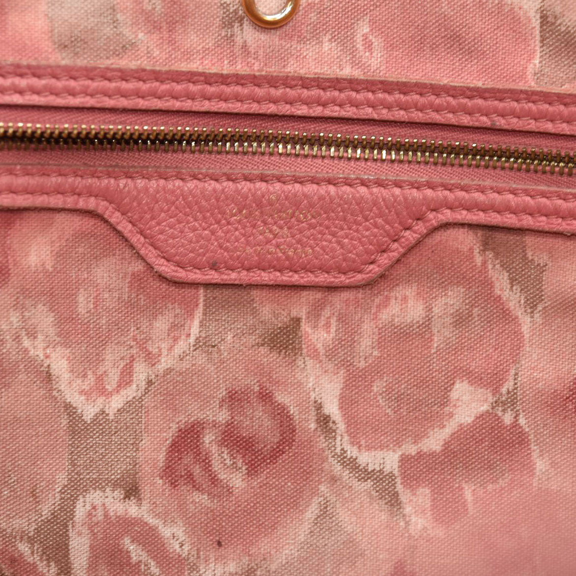 LOUIS VUITTON  Monogram Articles de Voyage Ikat Neverfull GM Rose Velours