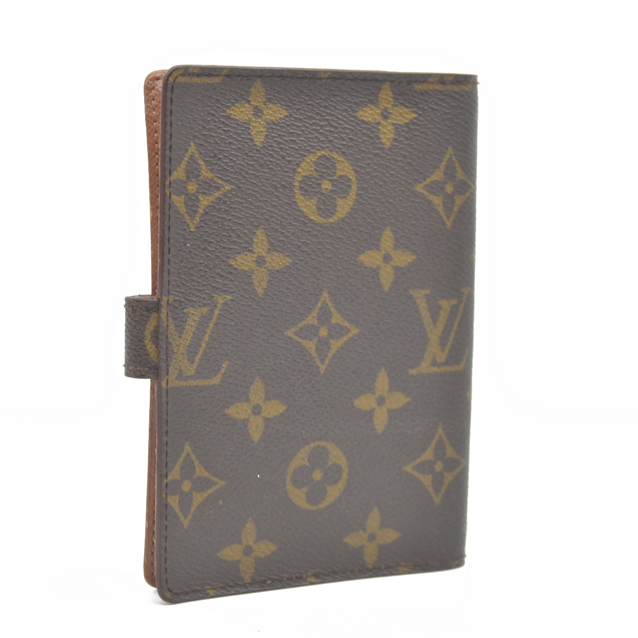 $505  Louis Vuitton Monogram Agenda PM Notebook Cover Brown CA0968 1998