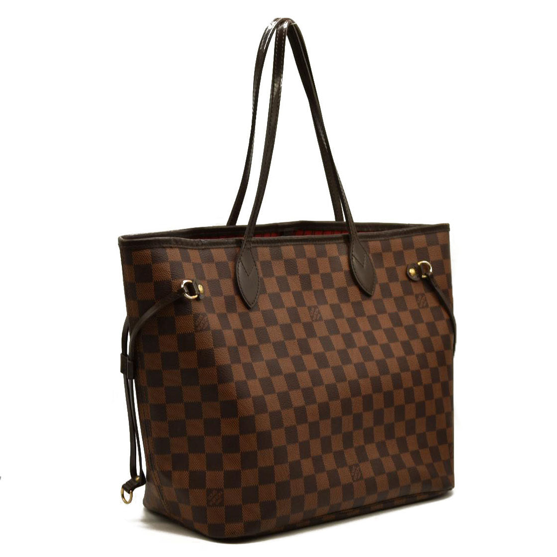 LOUIS VUITTON Damier Ebene Neverfull MM With Pouch SD21