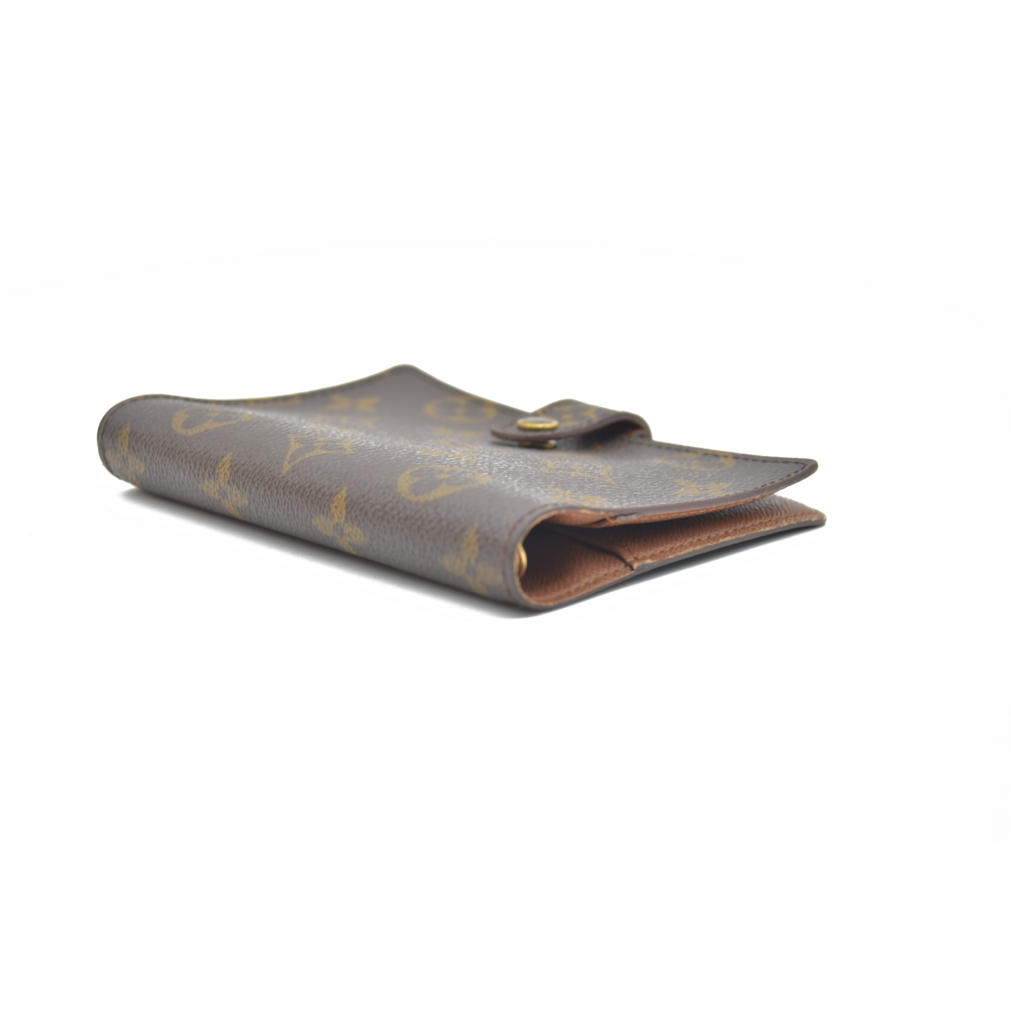 $505  Louis Vuitton Monogram Agenda PM Notebook Cover Brown CA0968 1998