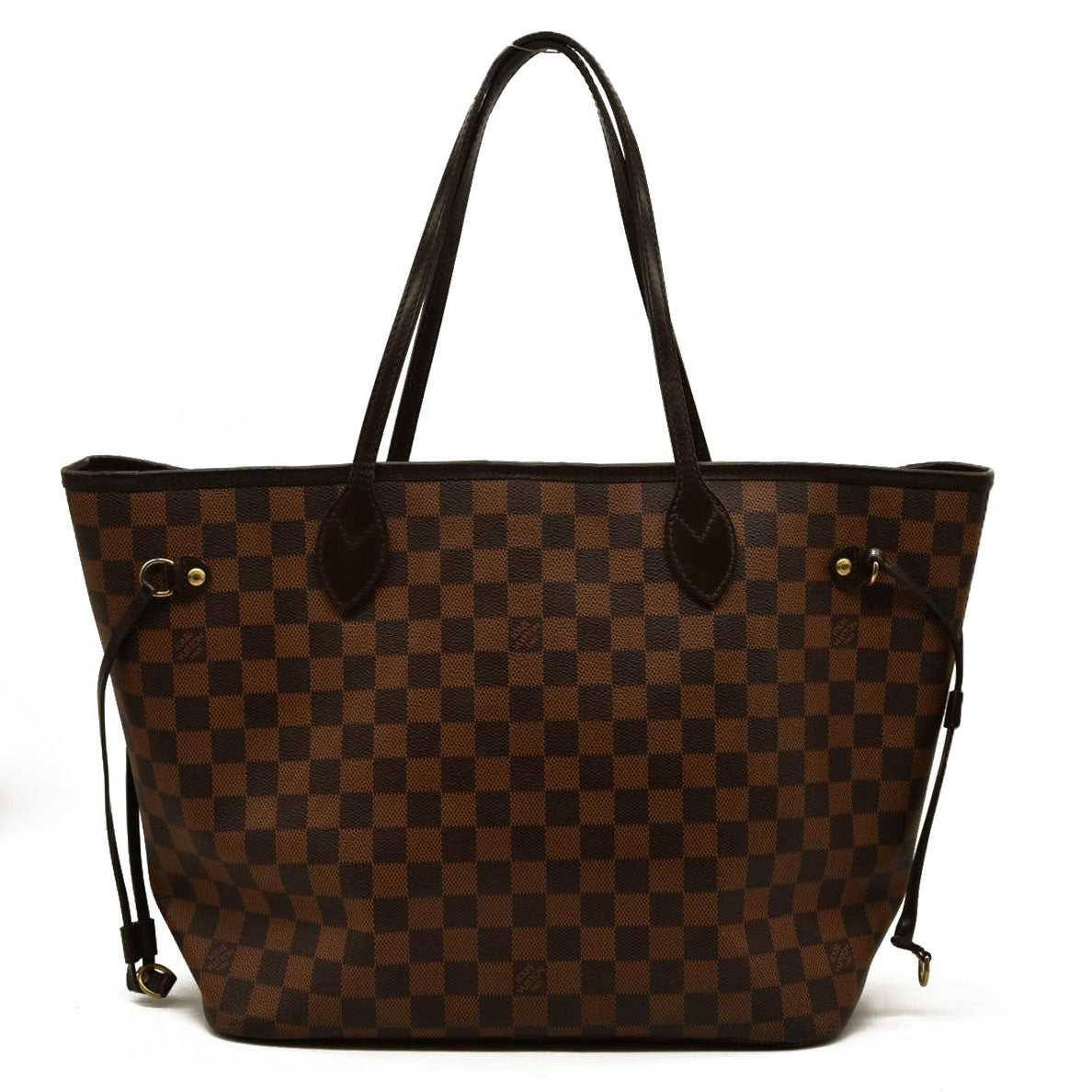 LOUIS VUITTON Damier Ebene Neverfull MM With Pouch SD21