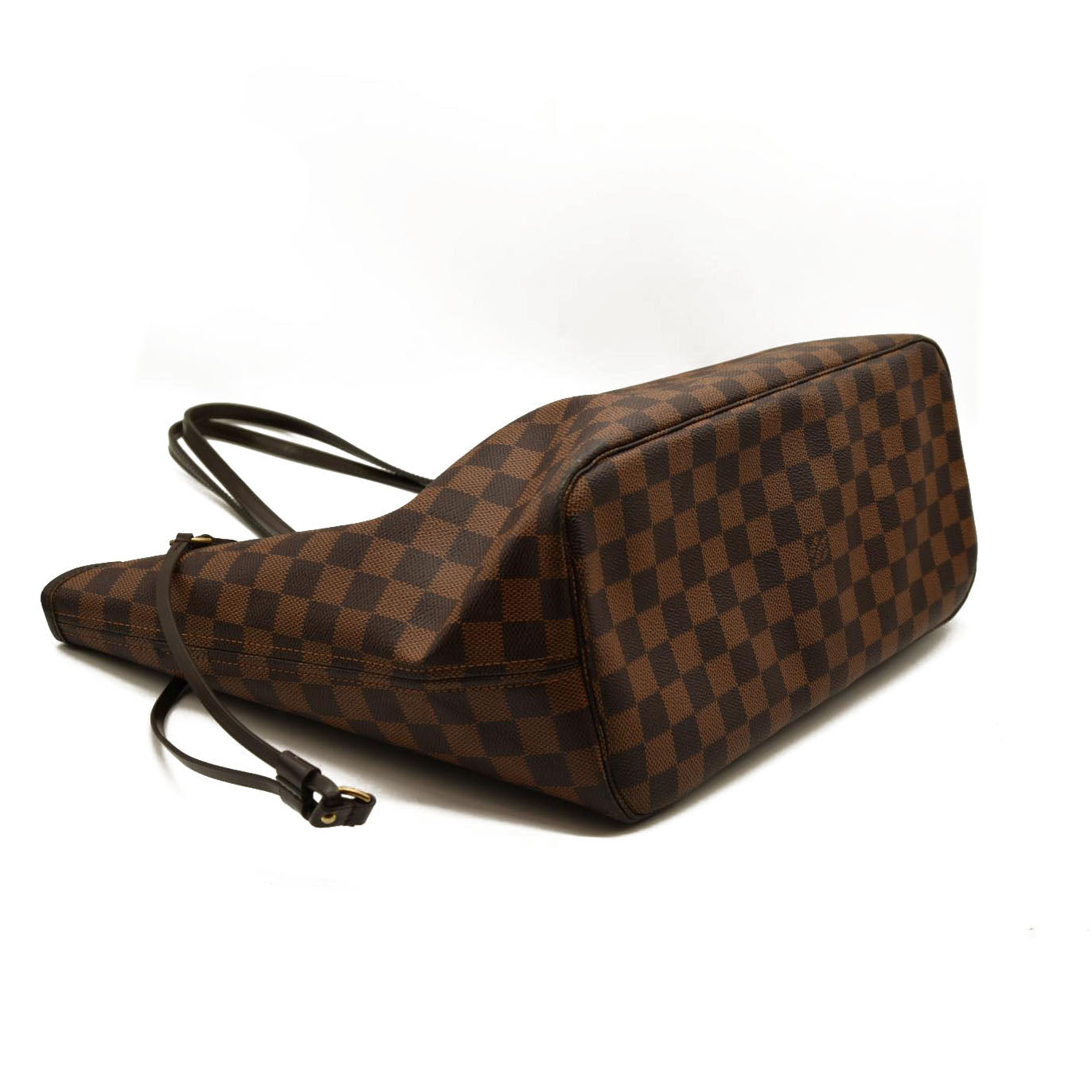 LOUIS VUITTON Damier Ebene Neverfull MM With Pouch SD21