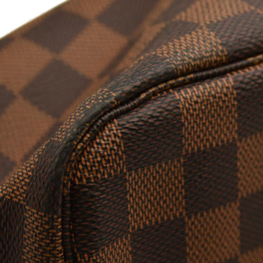 LOUIS VUITTON Damier Ebene Neverfull MM With Pouch SD21