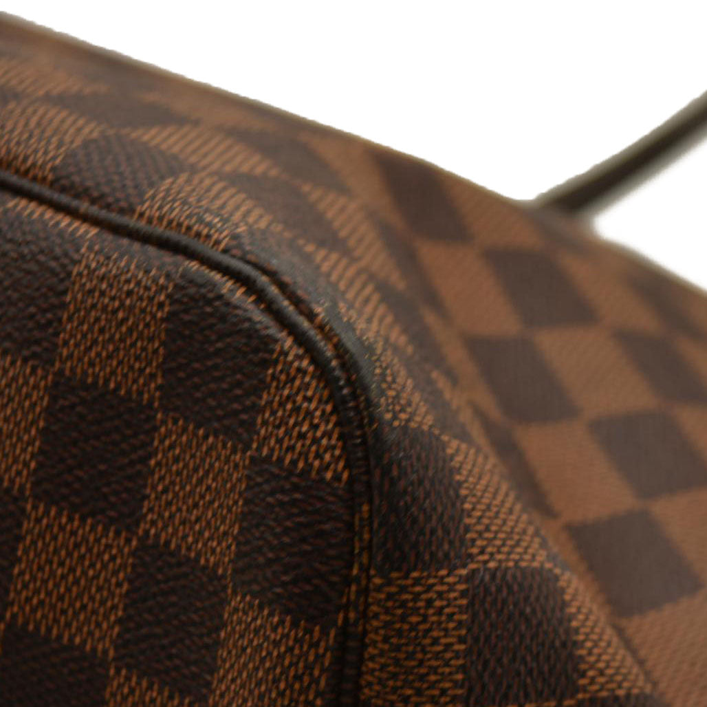 LOUIS VUITTON Damier Ebene Neverfull MM With Pouch SD21