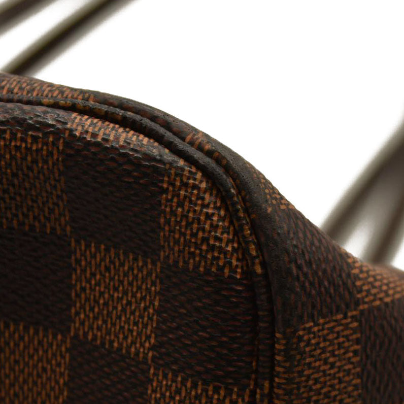 LOUIS VUITTON Damier Ebene Neverfull MM With Pouch SD21