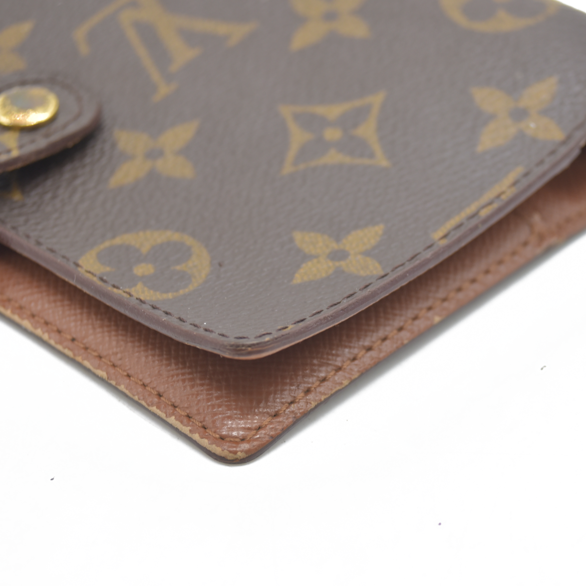 $505  Louis Vuitton Monogram Agenda PM Notebook Cover Brown CA0968 1998