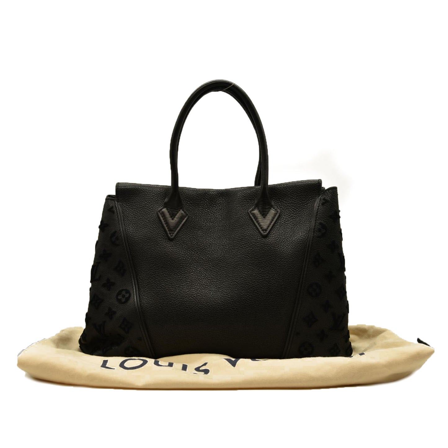 Louis Vuitton  Veau Cachemire Tote W PM Black TR0165