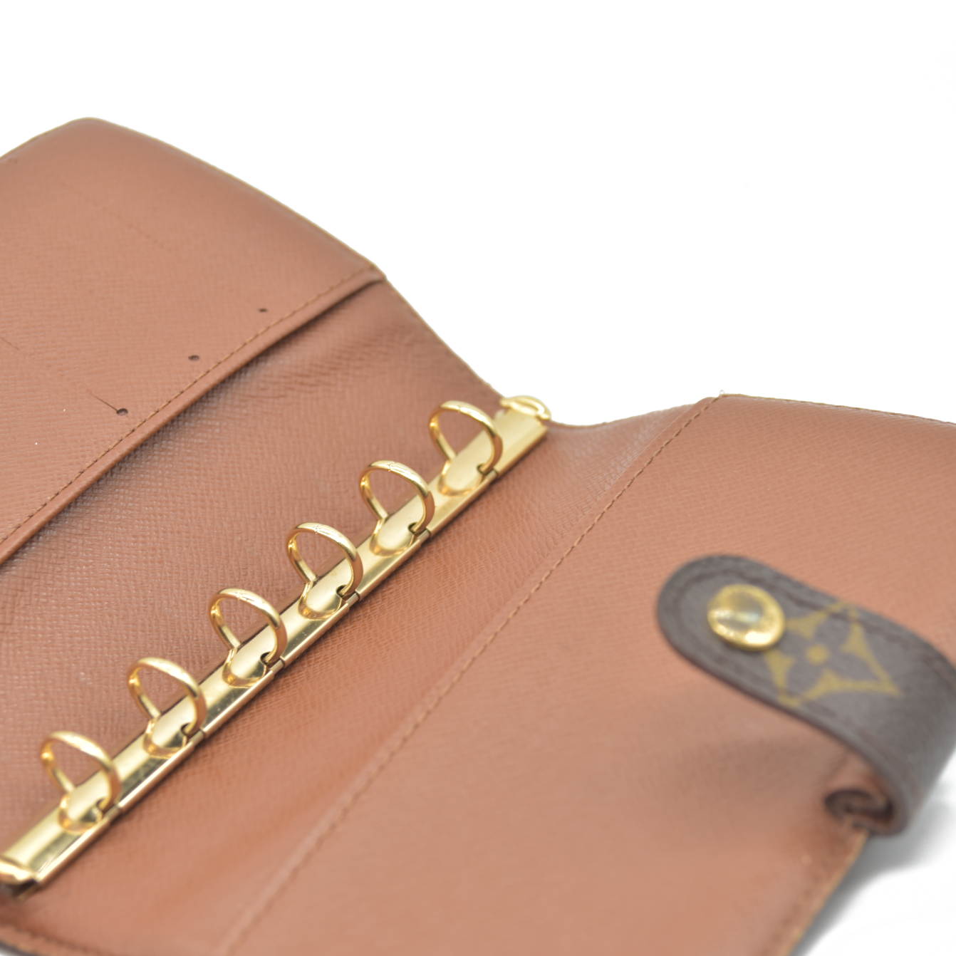 $505  Louis Vuitton Monogram Agenda PM Notebook Cover Brown CA0968 1998