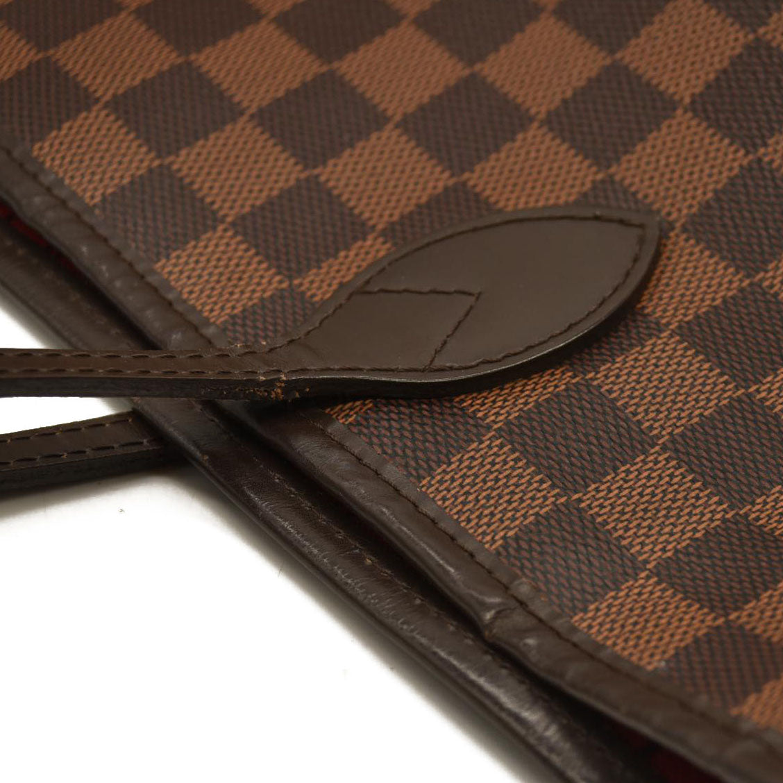 LOUIS VUITTON Damier Ebene Neverfull MM With Pouch SD21