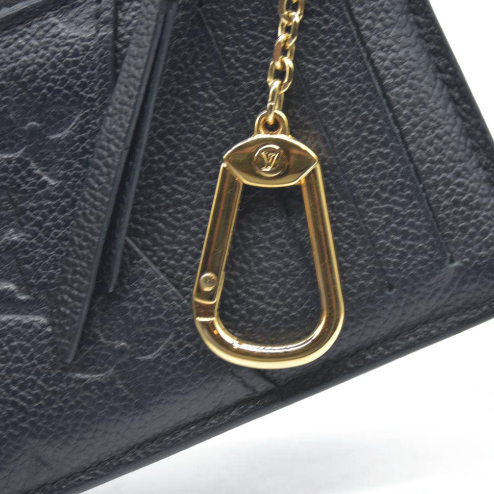 Louis Vuitton  Empreinte Recto Verso Card Holder Black RFID