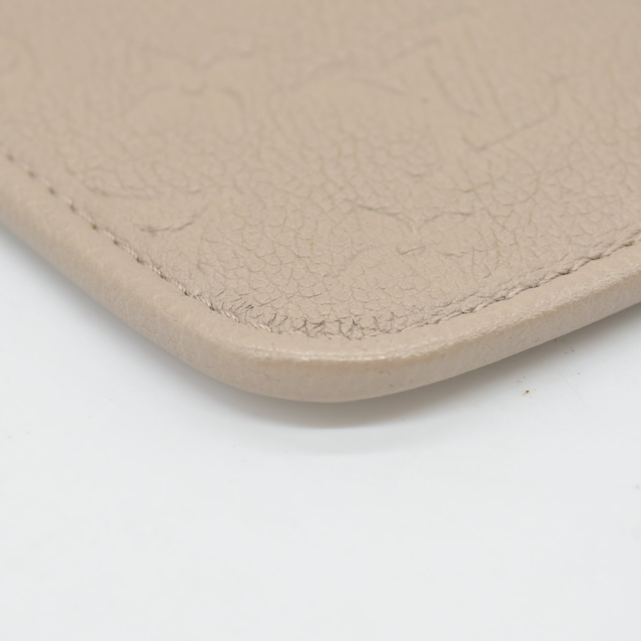 Louis Vuitton Empreinte Wristlet Pouchette Beige