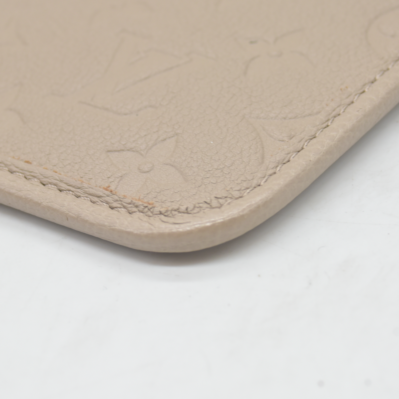Louis Vuitton Empreinte Wristlet Pouchette Beige