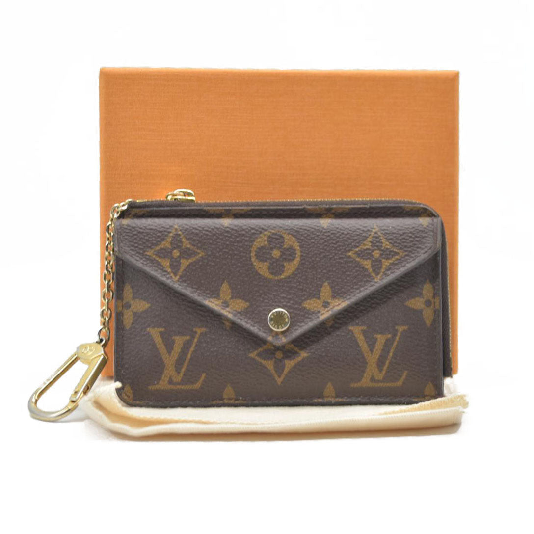 Louis Vuitton  Monogram Recto Verso Card Holder Black RFID