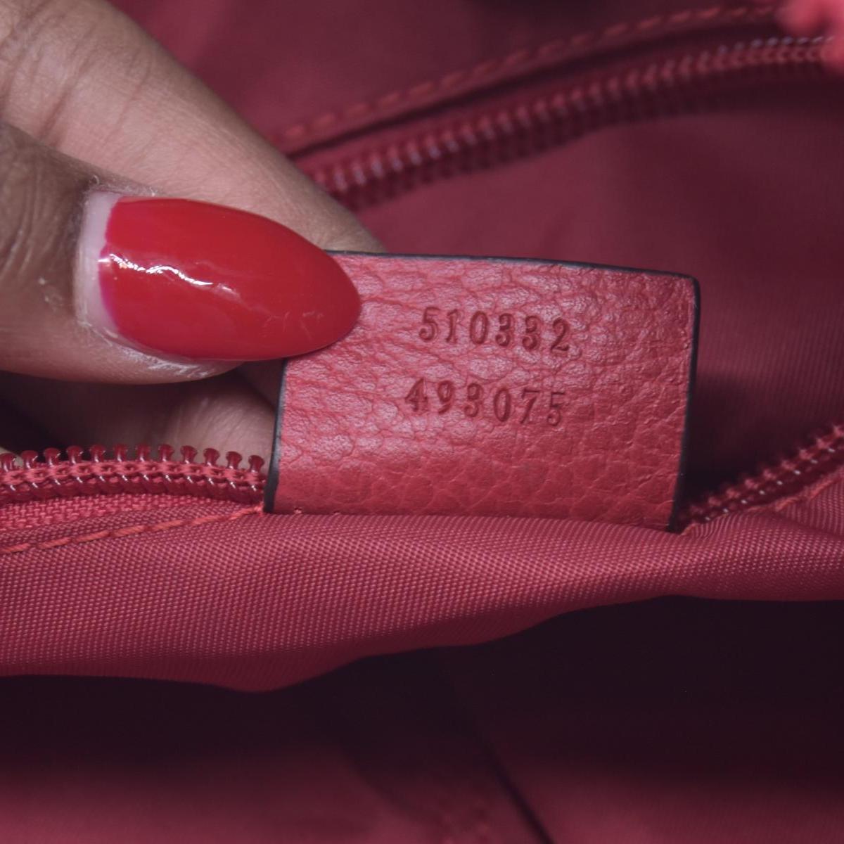 $1150 PRADA Tessuto Nylon Buckle Strap Tote Bag Pink CONSIGNMENT 10021353