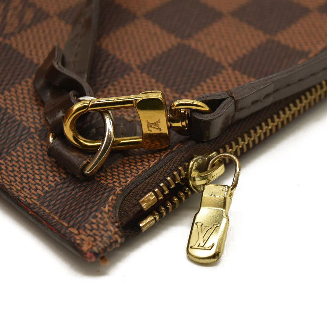 LOUIS VUITTON Damier Ebene Neverfull MM With Pouch SD21