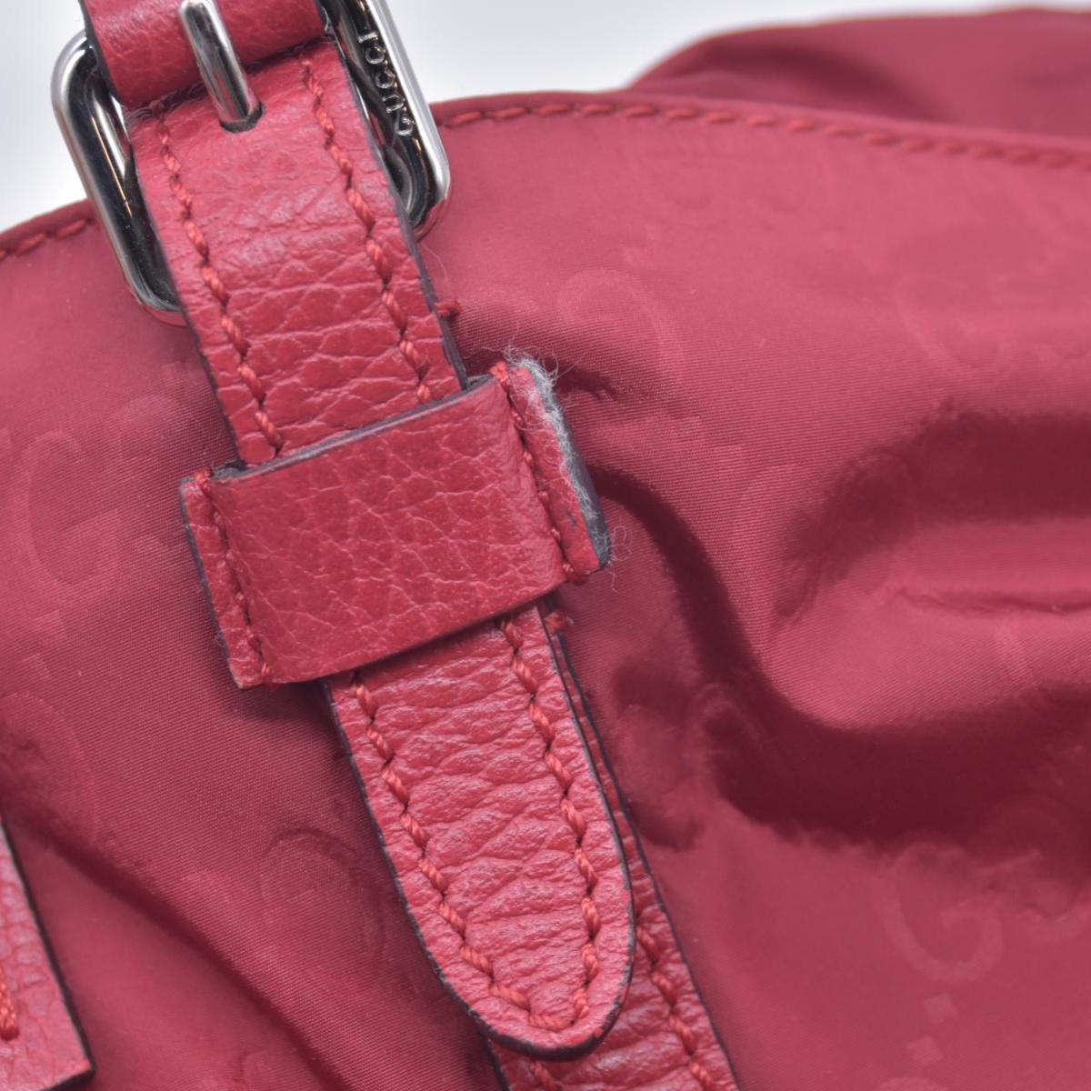 $1150 PRADA Tessuto Nylon Buckle Strap Tote Bag Pink CONSIGNMENT 10021353