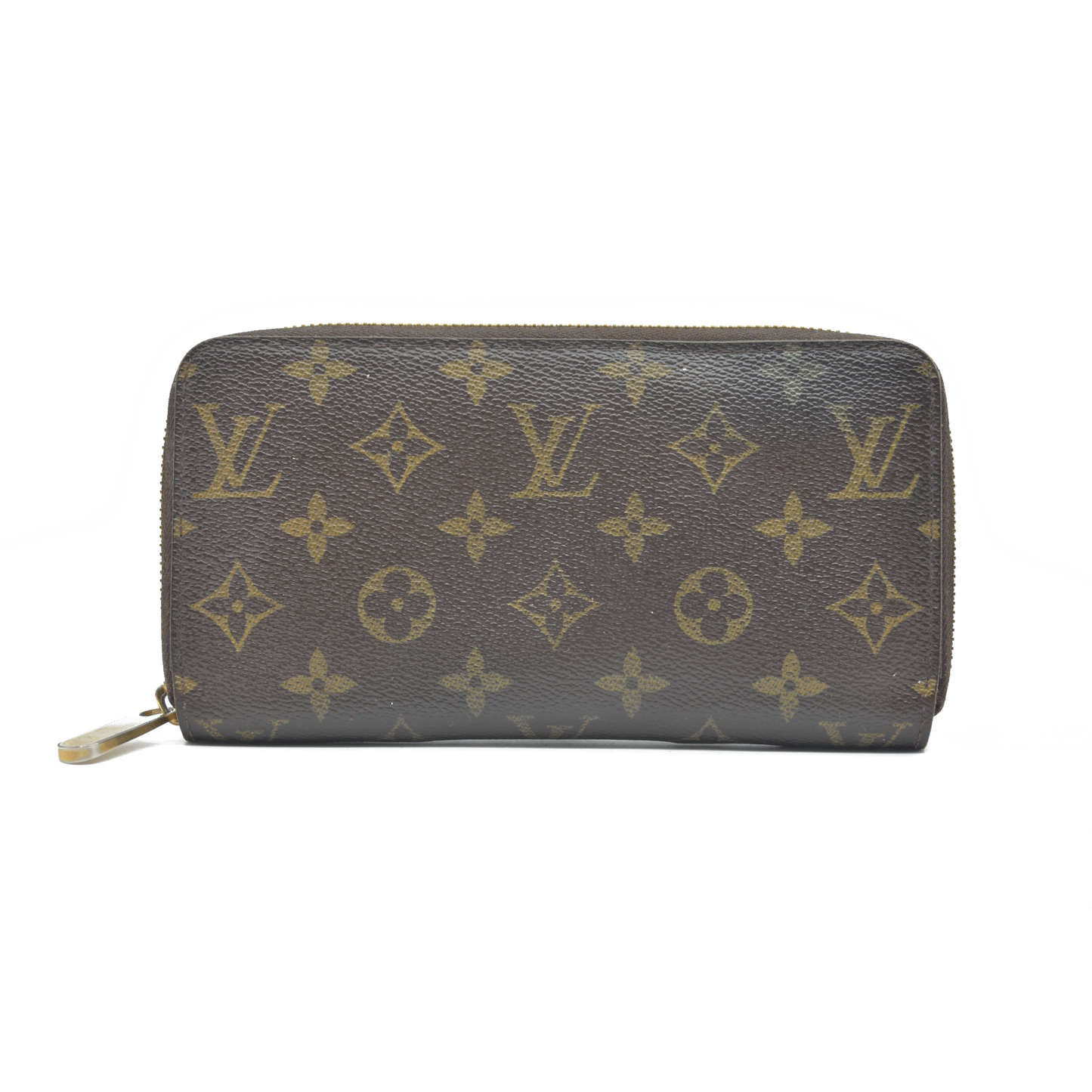 $915 Louis Vuitton 2008 LV Monogram Zippy Wallet CA5028