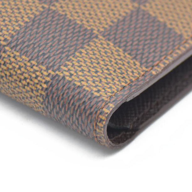 AUCTION $545 Louis Vuitton  Damier Ebene Marco Wallet CA0947