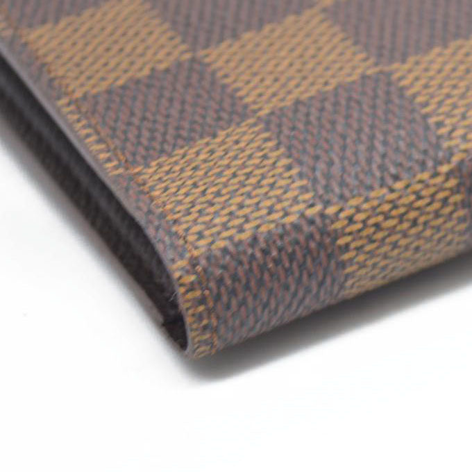 AUCTION $545 Louis Vuitton  Damier Ebene Marco Wallet CA0947