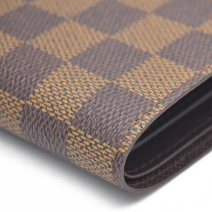 AUCTION $545 Louis Vuitton  Damier Ebene Marco Wallet CA0947