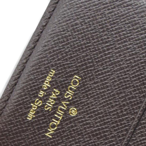 AUCTION $545 Louis Vuitton  Damier Ebene Marco Wallet CA0947