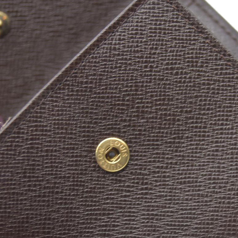 AUCTION $545 Louis Vuitton  Damier Ebene Marco Wallet CA0947