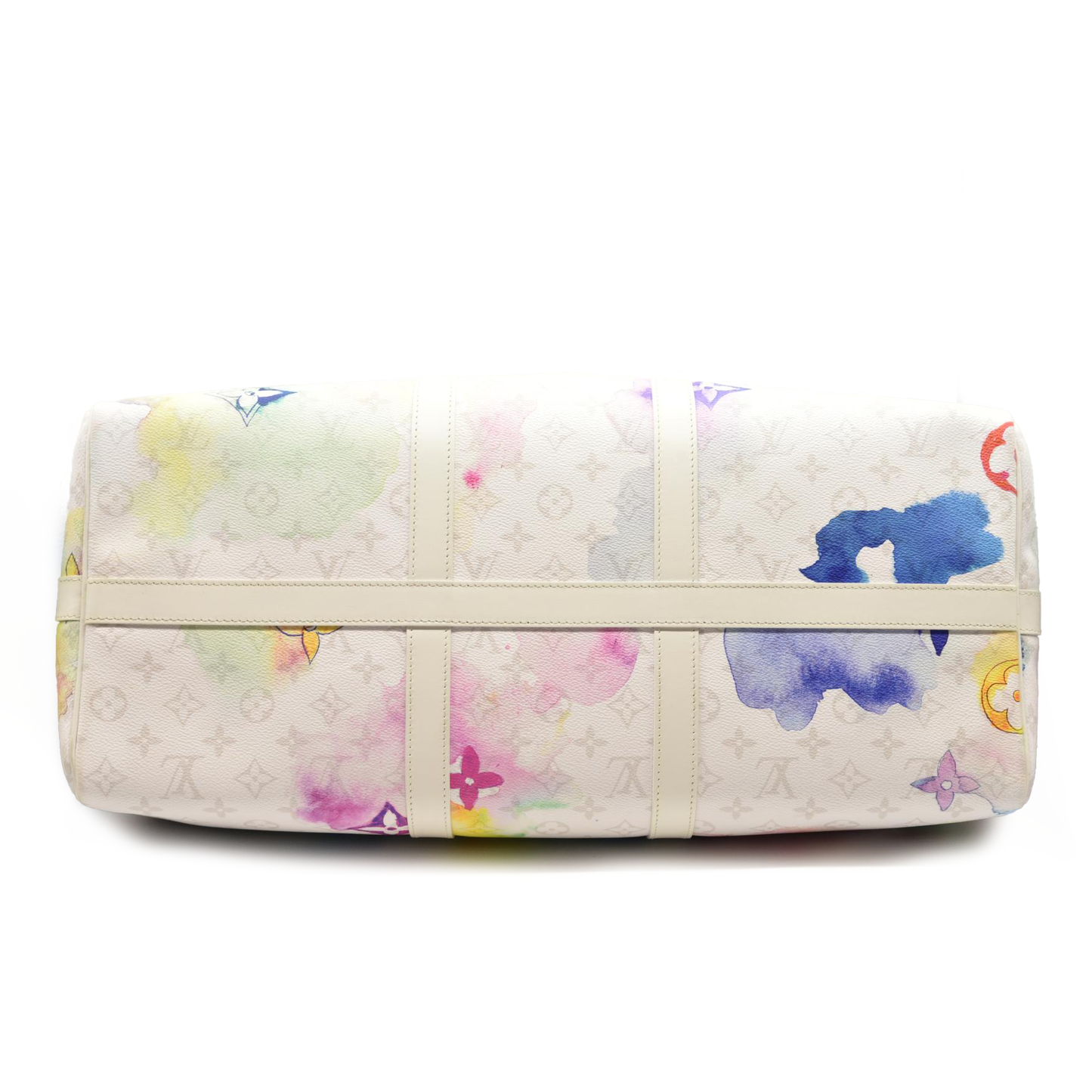 LOUIS VUITTON Monogram Watercolor Keepall Bandouliere 50 Multicolor RFID