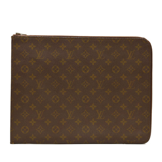LOUIS VUITTON Monogram Poche Documents Portfolio Case