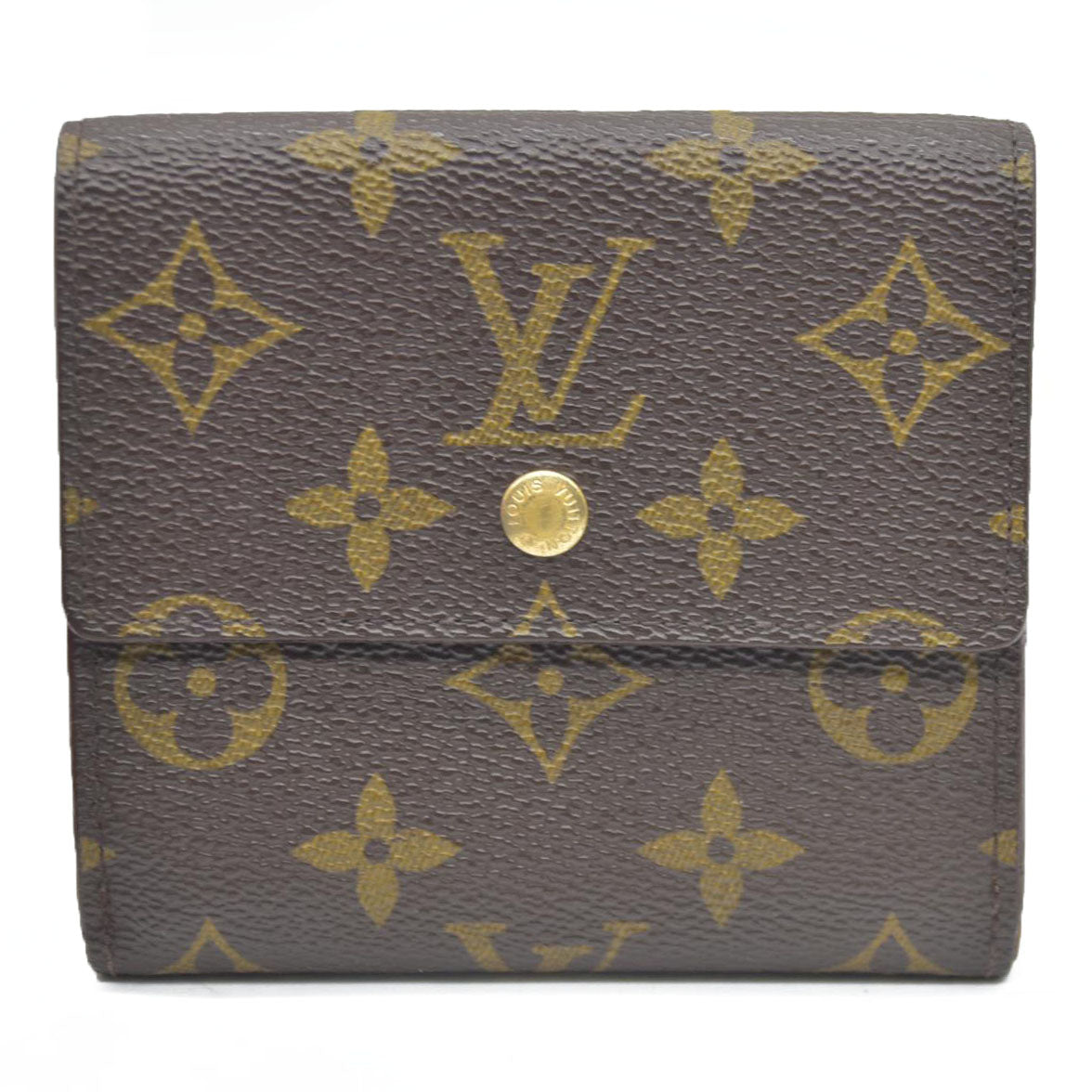 AUCTION $615 Louis Vuitton  Monogram Porte-Monnaie Billets Cartes Credit Wallet