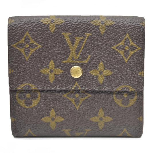 AUCTION $615 Louis Vuitton  Monogram Porte-Monnaie Billets Cartes Credit Wallet
