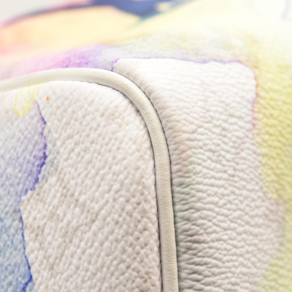 LOUIS VUITTON Monogram Watercolor Keepall Bandouliere 50 Multicolor RFID