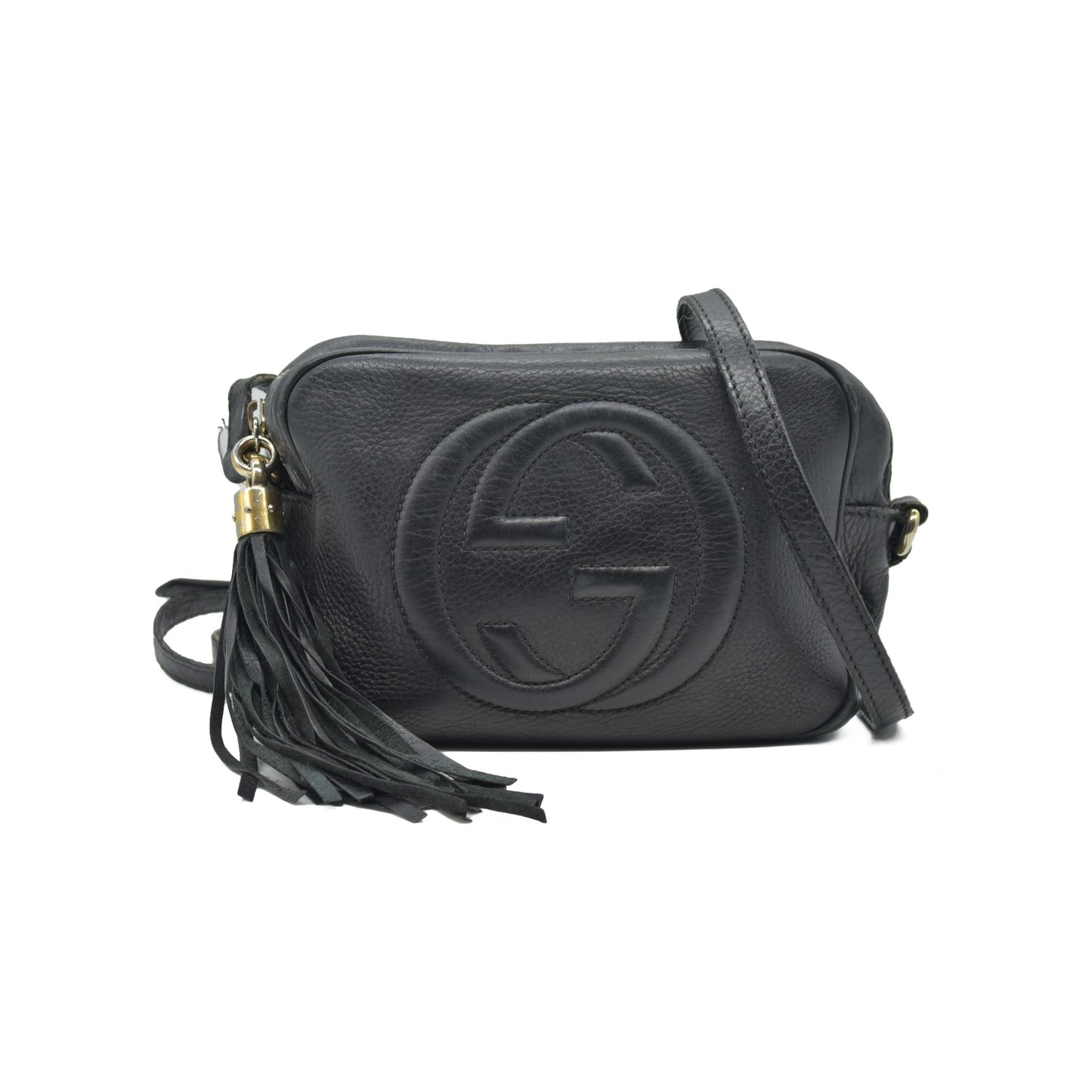 $1490 Gucci  Interlocking G Soho Disco Small